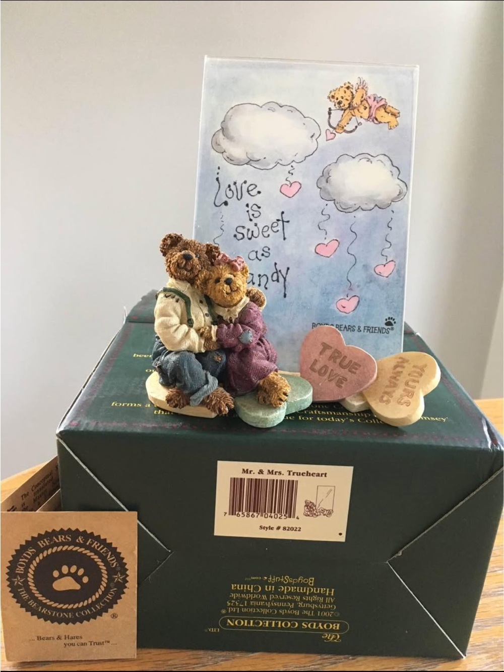 Boyd's Bears - Mr & Mrs Trueheart picture frame